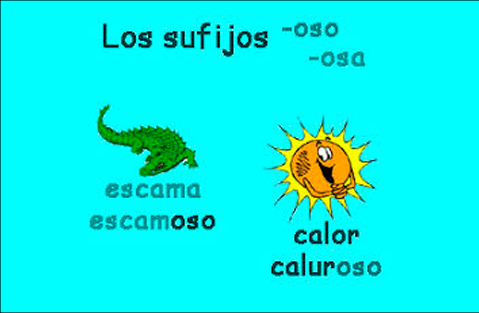 Los sufijos: clasificación y reglas para su uso (II) Los_sufijos